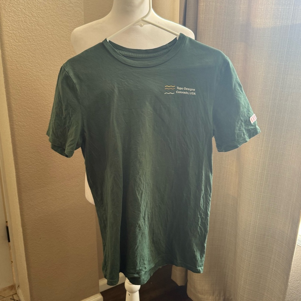 TOPO designes green Colorado t shirt